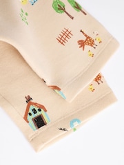 Neutral Farm Baby Sweatshirt and Joggers 2 Piece Set - Image 10 of 11