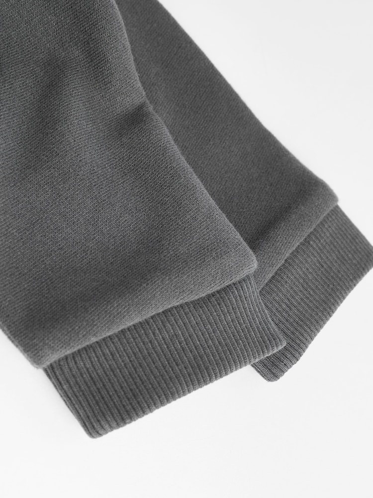 Charcoal Grey Baby Hooded Sweatshirt and Joggers Set - Image 13 of 15