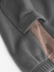 Charcoal Grey Baby Hooded Sweatshirt and Joggers Set - Image 15 of 15