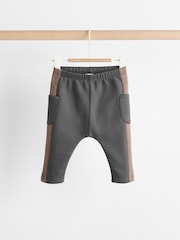 Charcoal Grey Baby Hooded Sweatshirt and Joggers Set - Image 7 of 15