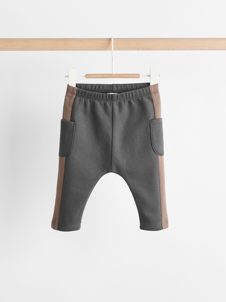 Charcoal Grey Baby Hooded Sweatshirt and Joggers Set - Image 7 of 15