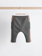 Charcoal Grey Baby Hooded Sweatshirt and Joggers Set - Image 9 of 15