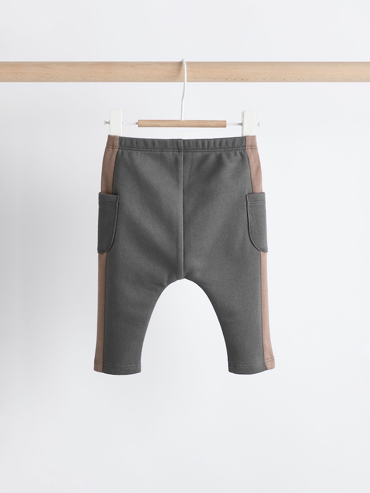 Charcoal Grey Baby Hooded Sweatshirt and Joggers Set - Image 9 of 15