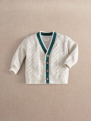 Mamas & Papas Chunky Cable Knit Cardigan - Bilde 1 av 3