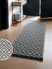 Grey Geo Diamond Runner - Image 1 of 3