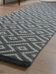Grey Geo Diamond Runner - Image 2 of 3