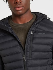 Tog 24 Black Drax Down Fill Hooded Jacket - Image 3 of 4