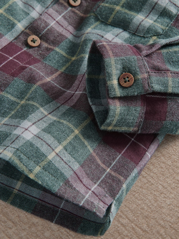 Mamas & Papas Woven Check Shirt - Bilde 2 av 3