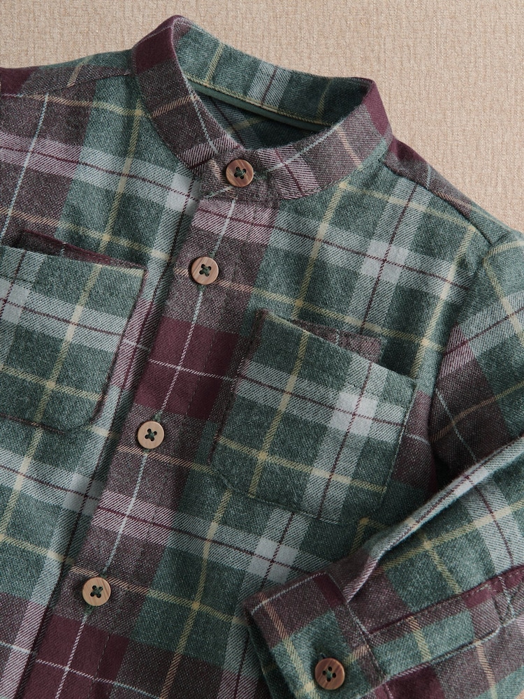 Mamas & Papas Woven Check Shirt - Bilde 3 av 3