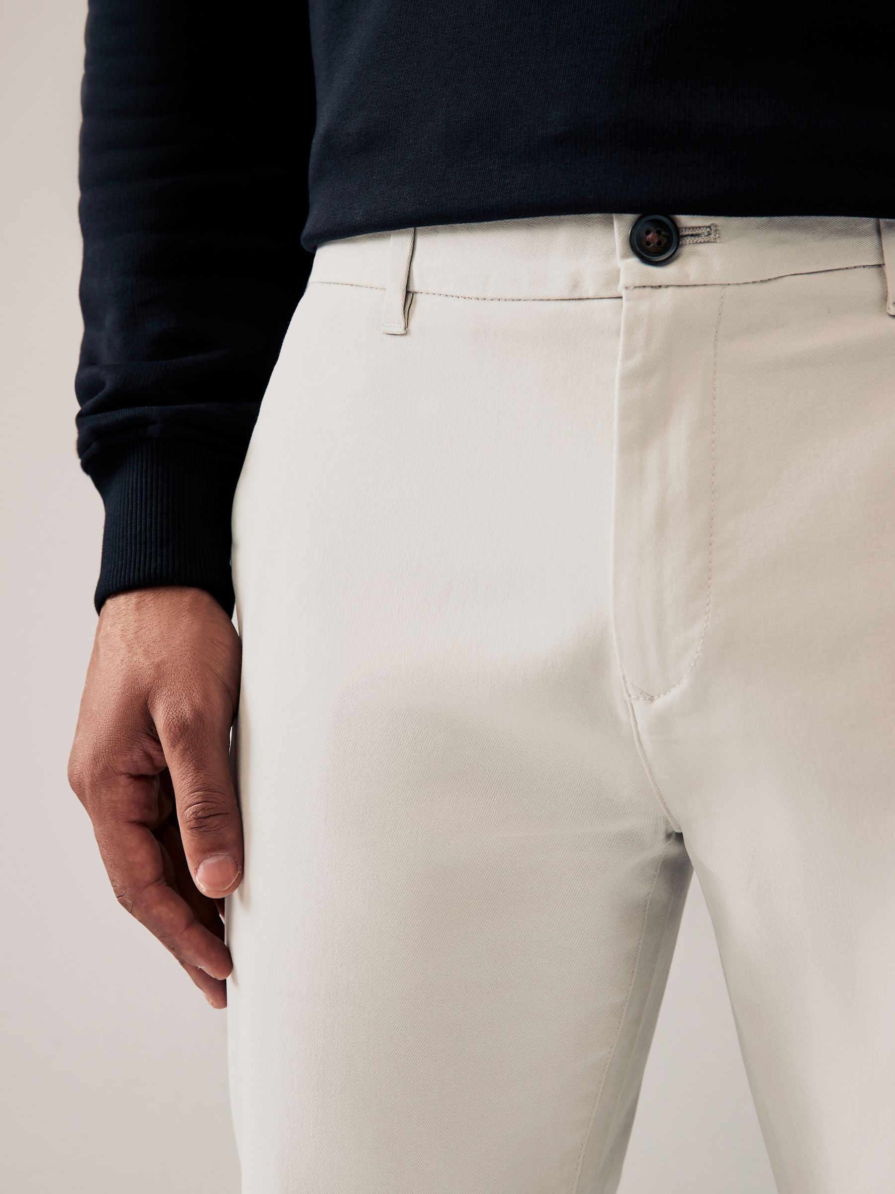 [s/e/o] COTTON CHINO TROUSERS /追跡付 Cino Cotton Chinos in Grey - in the windsor. Online-Shop