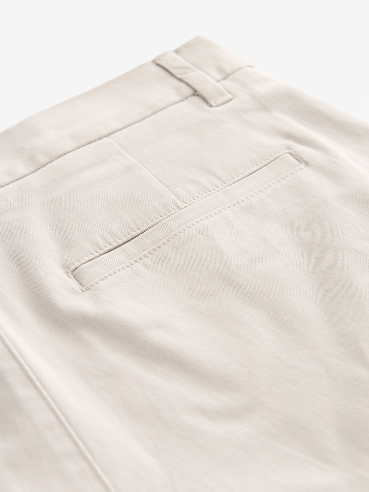 Steingrau hell - Gerade Passform - Stretch-Chinohose - Image 9 of 10