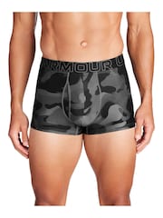 Under Armour Black Performance Tech 3 Print Boxers 3 Pack - Image 2 of 3
