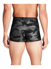 Under Armour Black Performance Tech 3 Print Boxers 3 Pack - Image 3 of 3