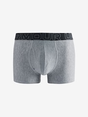 Under Armour Grey Performance Tech 3" Solid Boxers 3 Pack - Image 3 of 6