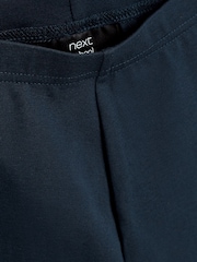 Bleu marine - Lot de 2 shorts de vélo extensibles en coton riche (3-16ans) - Image 5 de 5