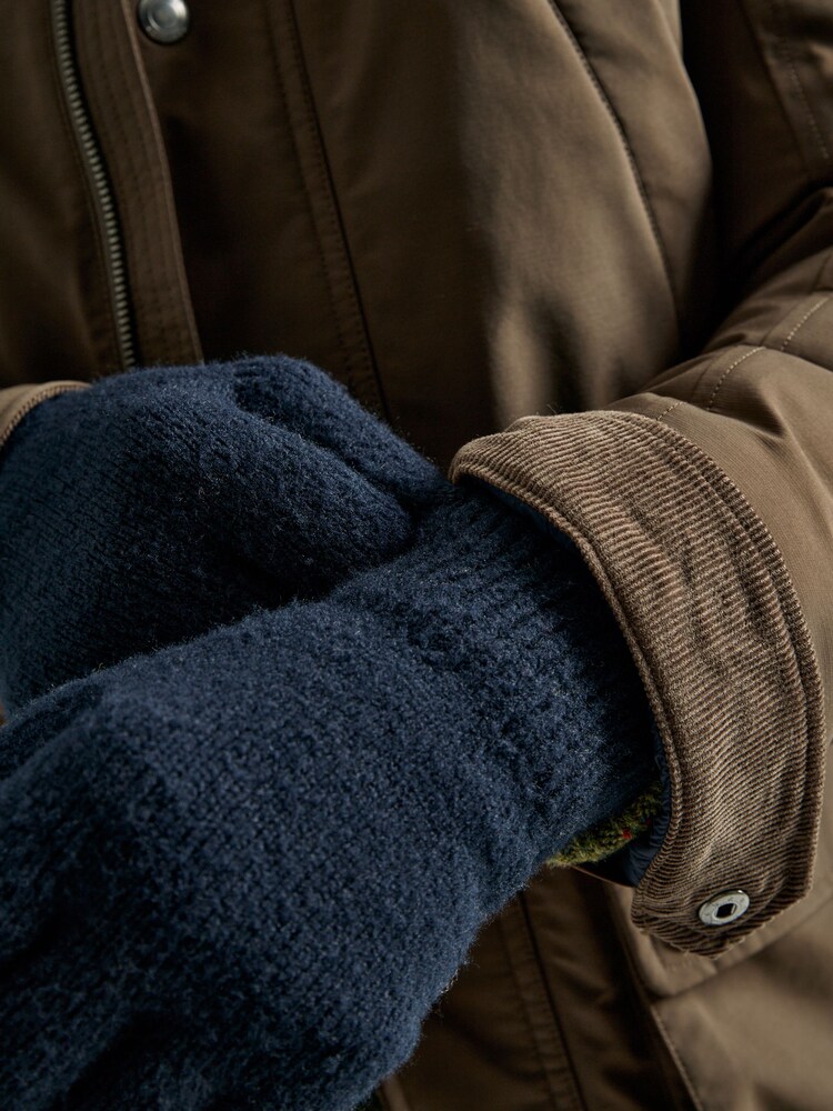 Joules Bamburgh Navy Knitted Gloves - Image 2 of 5