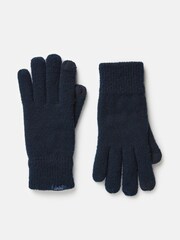 Joules Bamburgh Navy Knitted Gloves - Image 3 of 5