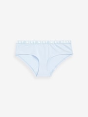 Pastel Colours Short Cotton Rich Logo Knickers 4 Pack - Image 7 of 10