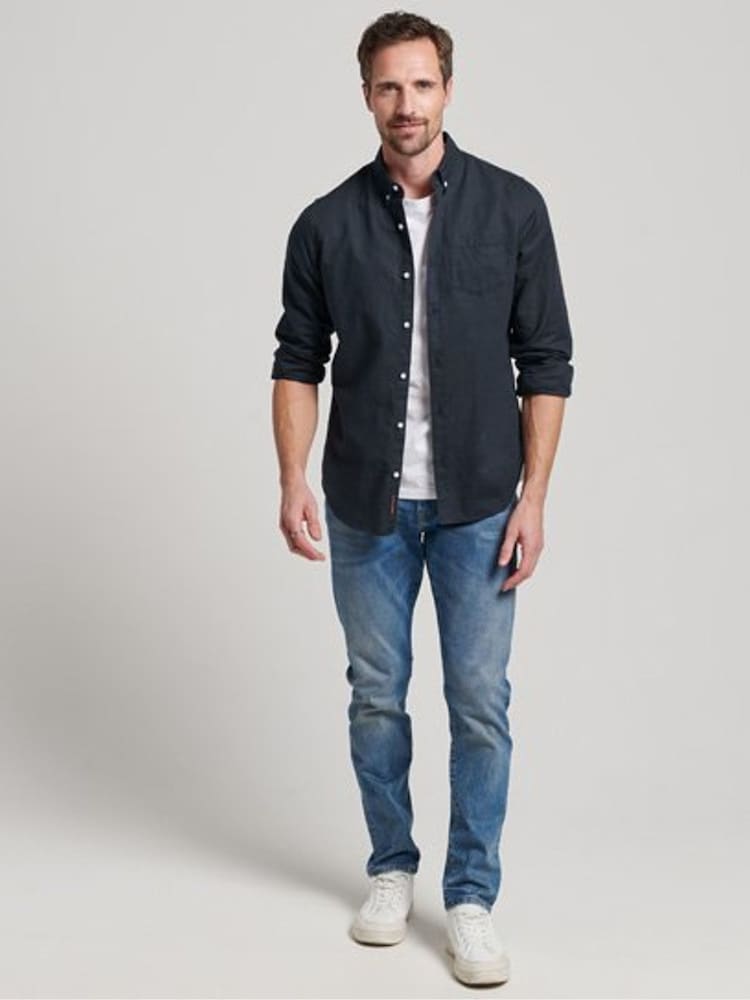 Superdry Srajca z gumbom navzdol Cotton Studios perilo; platnen - Slika 2 iz 7 Superdry Srajca z gumbom navzdol Cotton Studios perilo; platnen - Slika 2 iz 7