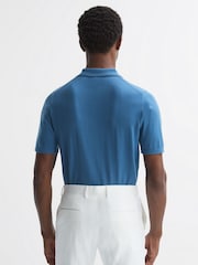 قميص بولو بنص سحاب صوف ميرينو من Reiss - صورة 5 من 5