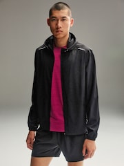 Noir - Standard - Veste zippée Active Gym - Image 1 of 10