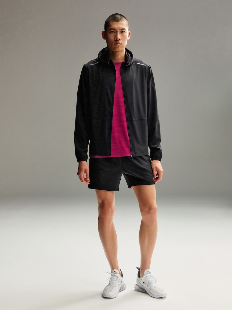 Noir - Standard - Veste zippée Active Gym - Image 2 of 10