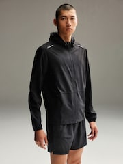 Noir - Standard - Veste zippée Active Gym - Image 3 of 10