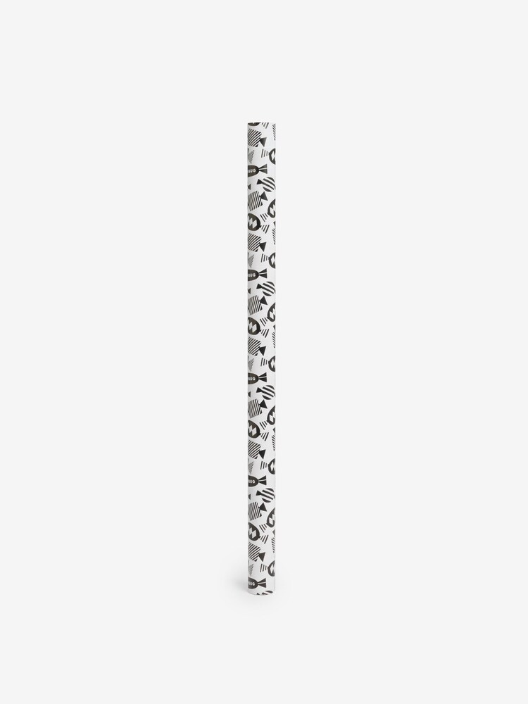 Monochrome Humbugs Standard Width, 15m Christmas Wrapping Paper - Image 3 of 3