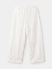 Mango White Embroidered Trousers - Image 5 of 7