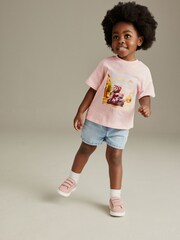 Pink Cats Short Sleeve 100% Cotton T-Shirt (6mths-7yrs) - Image 2 of 6