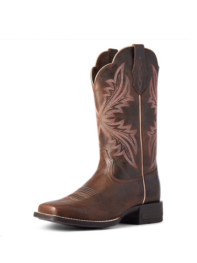 Ariat West Bound Western Brown Boots - Image 2 of 4