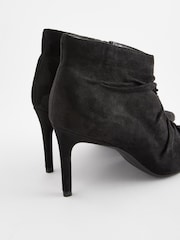 Black Forever Comfort® Point Toe Ruched Ankle Boots - Image 5 of 5