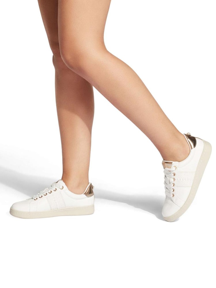 Miss KG Kori Pearl White Trainers - Image 1 of 5