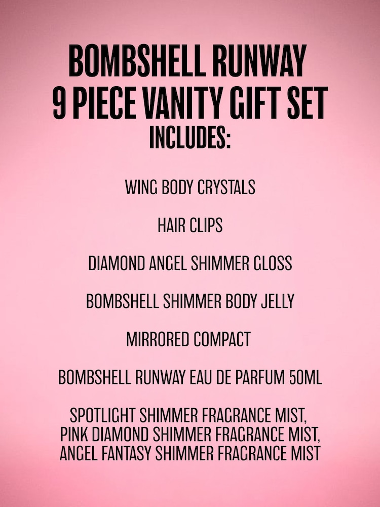 Victoria's Secret Bombshell Runway 9 Piece Fashion Show Vanity Gift Set With Limited Edition Scents - Image 4 of 4 Victoria's Secret Bombshell Runway 9 Piece Fashion Show Vanity Gift Set With Limited Edition Scents - Image 4 of 4