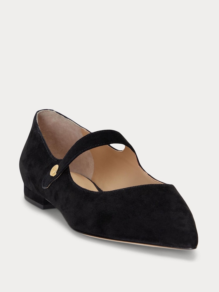 suede mary ralph lauren mary jane shoes