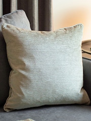 Riva Paoletti Champagne Cream Stella Embossed Polyester Filled Cushion - Image 1 of 3