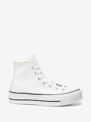 Белый - Высокие кожаные кеды Converse Chuck Taylor - Image 2 of 4