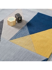 Origins Blue Trio Multi Bold Rug - Image 3 of 4