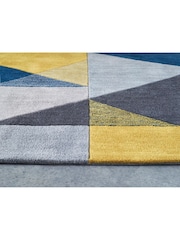 Origins Blue Trio Multi Bold Rug - Image 4 of 4