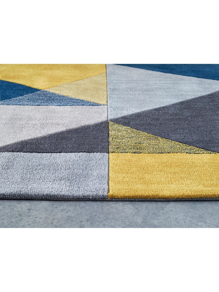 Origins Blue Trio Multi Bold Rug - Image 4 of 4