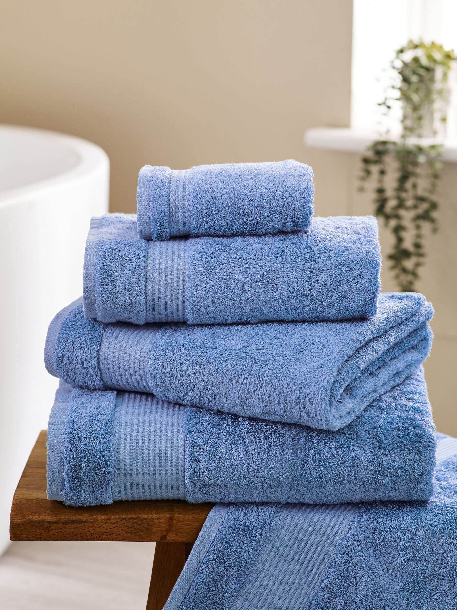 Buy Blue Corn Egyptian Cotton Towel from the Next UK online shop