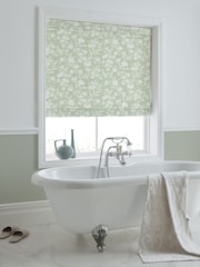 Laura Ashley Hedgerow Green Rye Made to Measure 100% Cotton Roman Blinds - Image 5 of 6