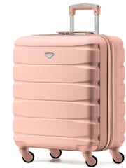 Flight Knight 56x45x25cm EasyJet Overhead 4 Wheel ABS Hard Case Cabin Carry On Hand Luggage - Image 1 of 7