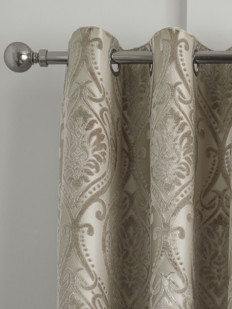 Curtina 100{Шторы на люверсах из хлопка Chateau Textured Chenille Damask Lined - Изображение 1 из 4