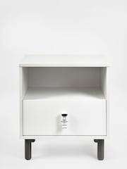 White Spaceman Kids Bedside Table - Image 4 of 7