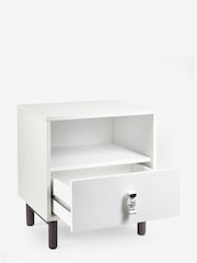 White Spaceman Kids Bedside Table - Image 5 of 7