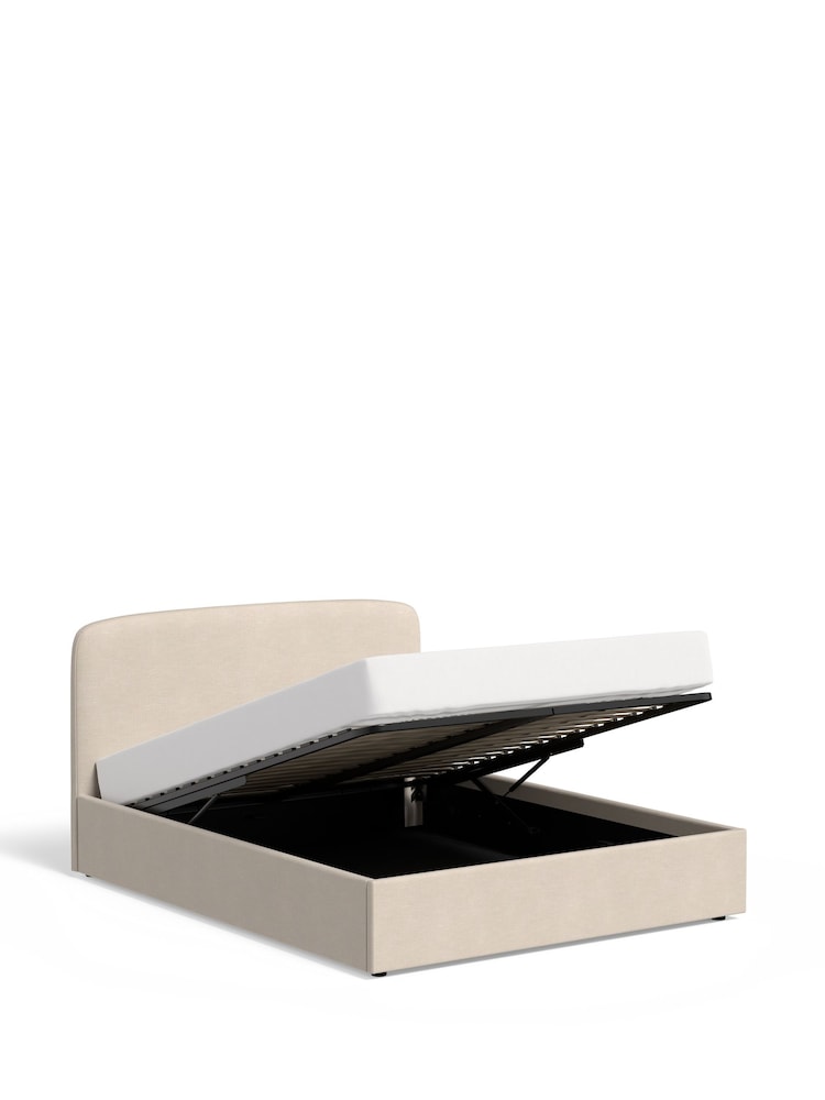 Natural Oyster Casual Boucle Matson Ottoman Storage Bed Frame - Image 11 of 11 Natural Oyster Casual Boucle Matson Ottoman Storage Bed Frame - Image 11 of 11