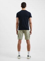 French Connection Blue 100% Cotton T-Shirt - Image 2 of 3