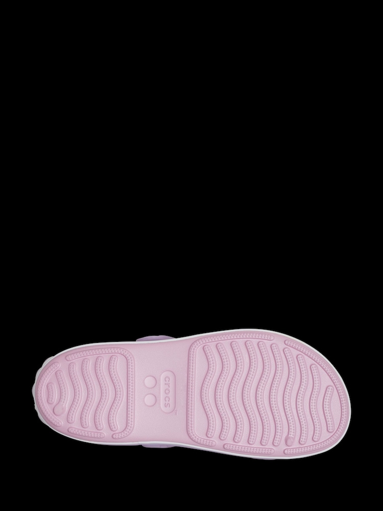 Crocs Pink Kids Crocband Cruiser Sandals - Image 2 of 5