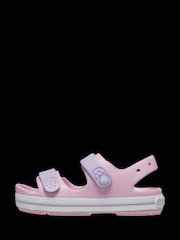 Crocs Pink Kids Crocband Cruiser Sandals - Image 3 of 5